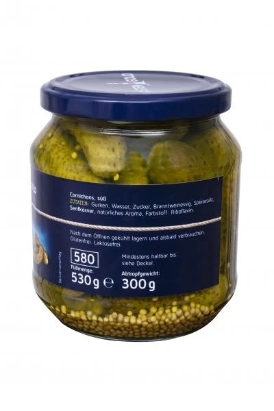 Küstengold Cornichons Süß – Bild 2