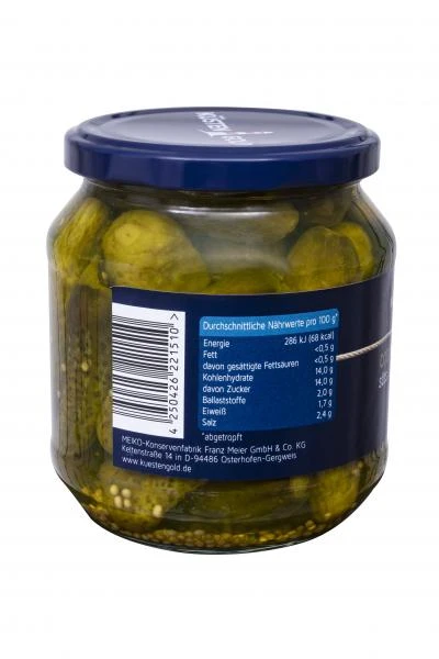 Küstengold Cornichons Süß – Bild 3