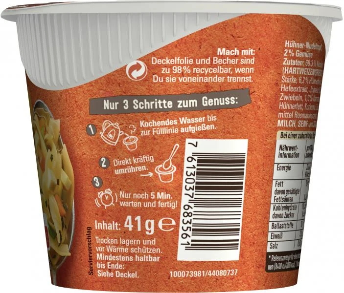 Maggi 5 Minuten Terrine Hühner Nudeltopf – Bild 5