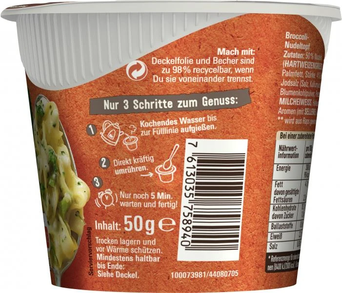 Maggi 5 Minuten Terrine Broccoli Nudeltopf – Bild 5