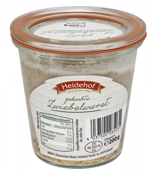 Heidehof Zwiebelwurst Gekocht – Bild 2