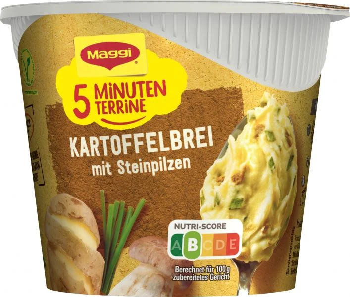 Maggi 5 Minuten Terrine Kartoffelbrei Mit Steinpilzen – Bild 2