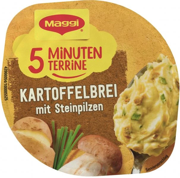 Maggi 5 Minuten Terrine Kartoffelbrei Mit Steinpilzen – Bild 3