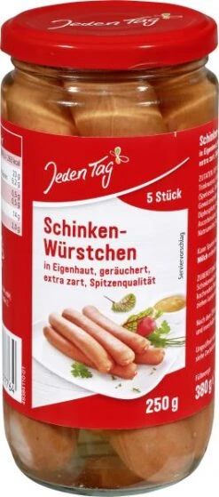 Jeden Tag Schinkenwürstchen