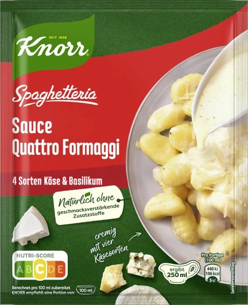 Knorr Spaghetteria Sauce Quattro Formaggi