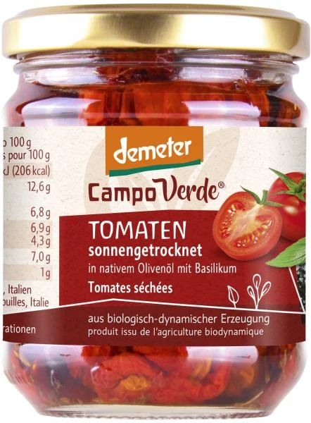 Campo Verde Demeter Tomaten Sonnengetrocknet In Öl