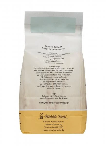 Mühle Erks Bioland Backmischung Für Buttermilchbrot – Bild 3