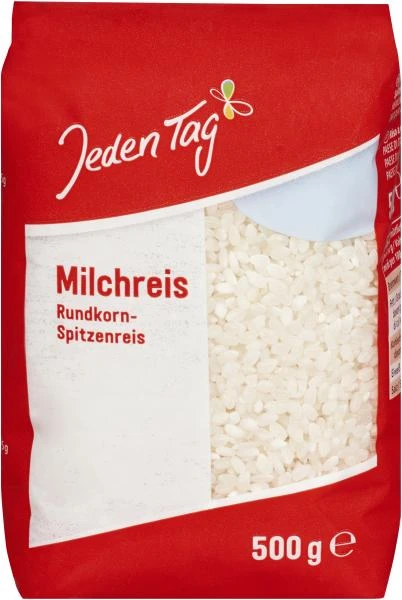 Jeden Tag Milchreis Spitzen Rundkornreis