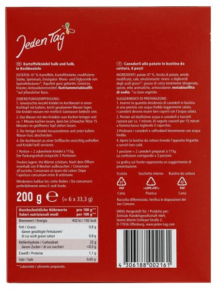 Jeden Tag Kartoffelknödel Halb Und Halb In Kochbeuteln – Bild 2