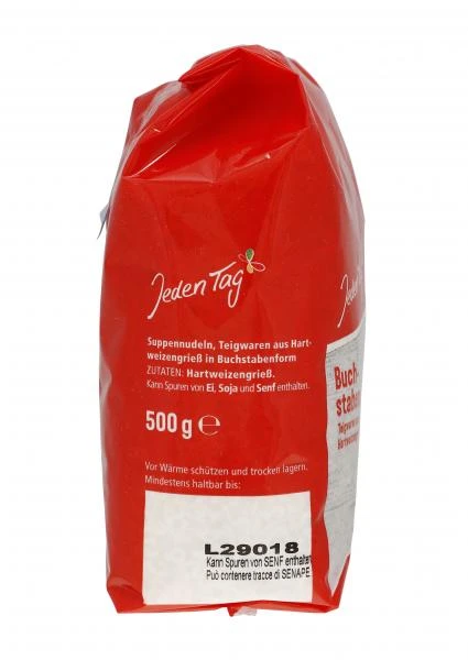 Jeden Tag Suppennudeln Buchstaben – Bild 4