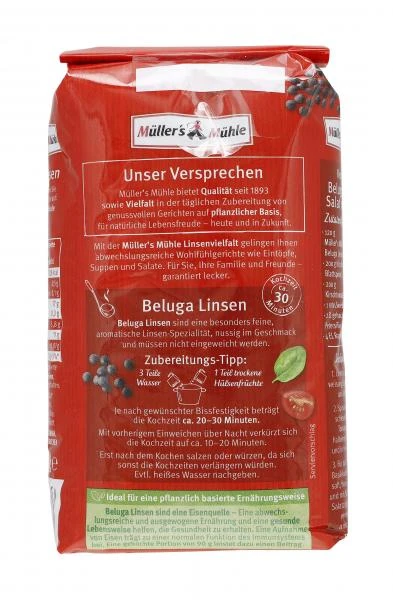 Müller's Mühle Beluga Linsen – Bild 3