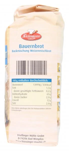 Küchenmeister Backmischung Bauernbrot – Bild 2