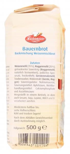 Küchenmeister Backmischung Bauernbrot – Bild 4